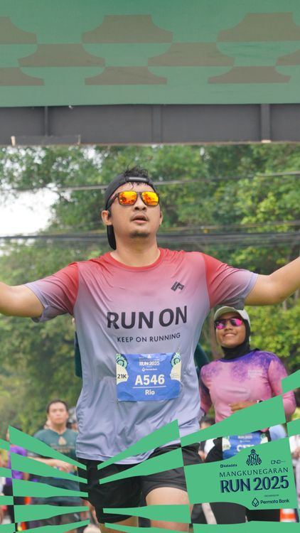 Race photo from Mangkunegaran Run 2025