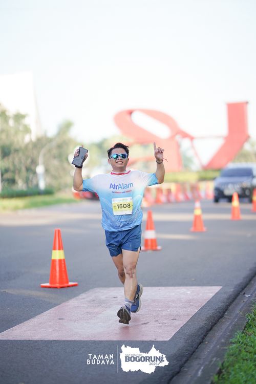 Race photo from Taman Budaya x BOGORUN 2025