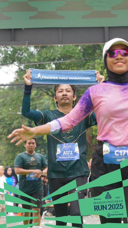 Race photo from Mangkunegaran Run 2025