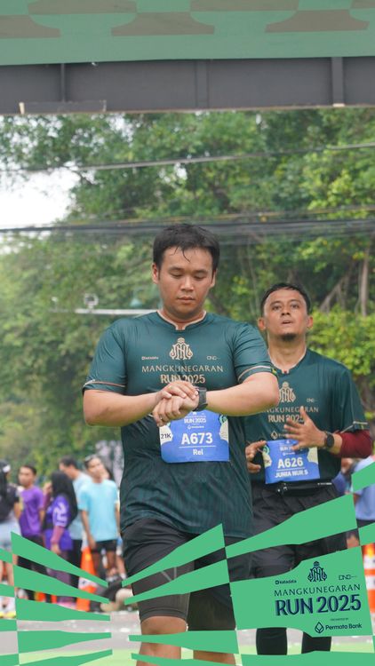 Race photo from Mangkunegaran Run 2025