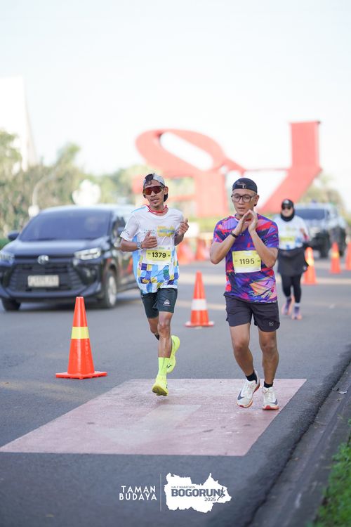 Race photo from Taman Budaya x BOGORUN 2025