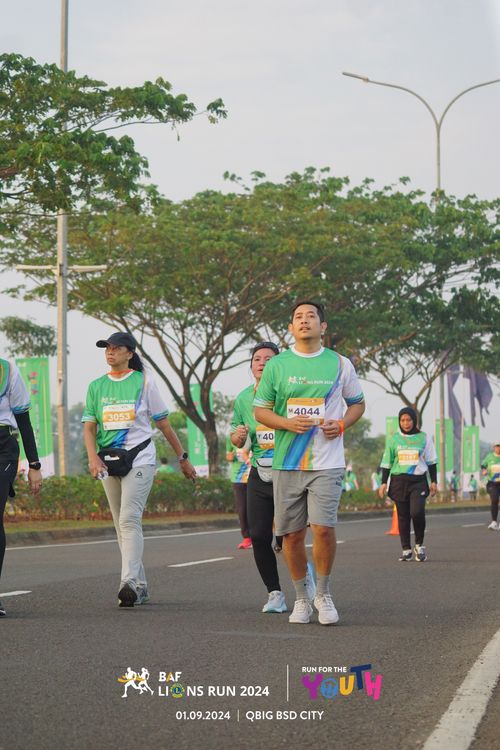 Race photo from BAF LIONS RUN 2024