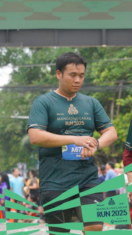 Race photo from Mangkunegaran Run 2025