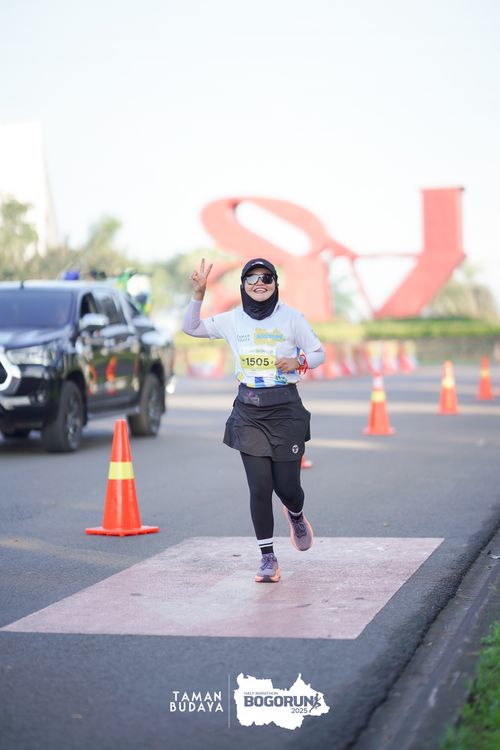 Race photo from Taman Budaya x BOGORUN 2025