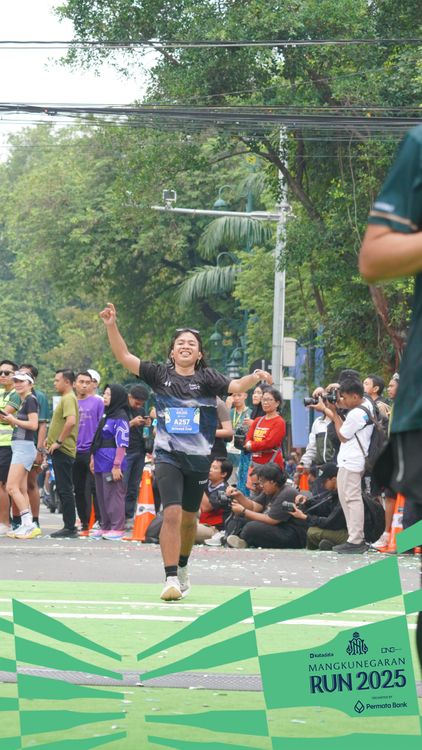 Race photo from Mangkunegaran Run 2025