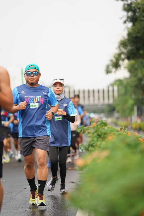 Race photo from Road to BAF Lions Run 2024