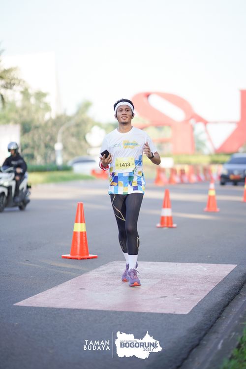 Race photo from Taman Budaya x BOGORUN 2025
