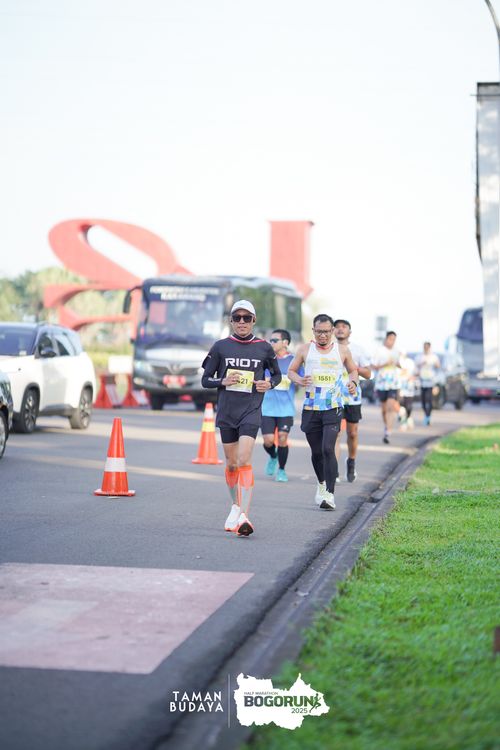 Race photo from Taman Budaya x BOGORUN 2025