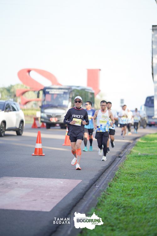 Race photo from Taman Budaya x BOGORUN 2025