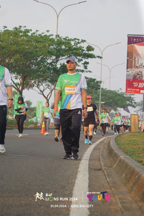 Race photo from BAF LIONS RUN 2024
