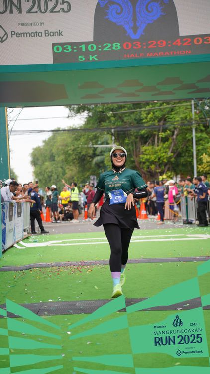 Race photo from Mangkunegaran Run 2025