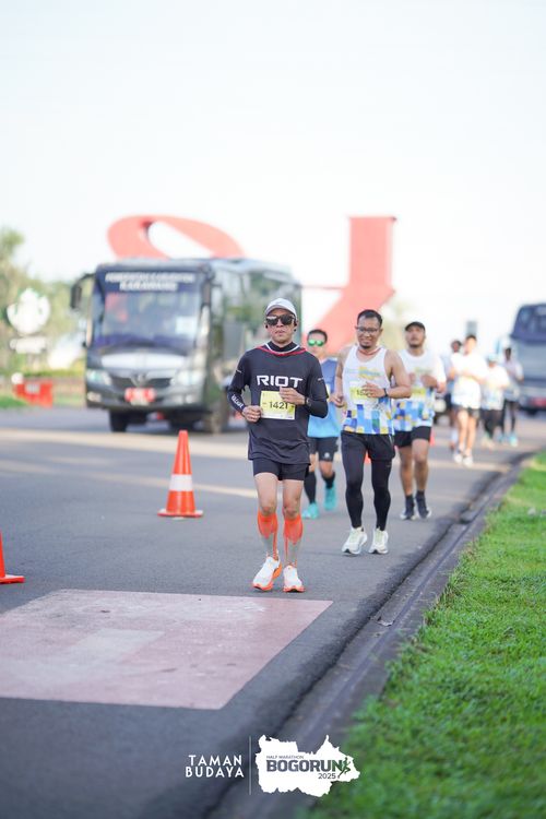 Race photo from Taman Budaya x BOGORUN 2025