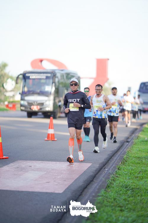 Race photo from Taman Budaya x BOGORUN 2025