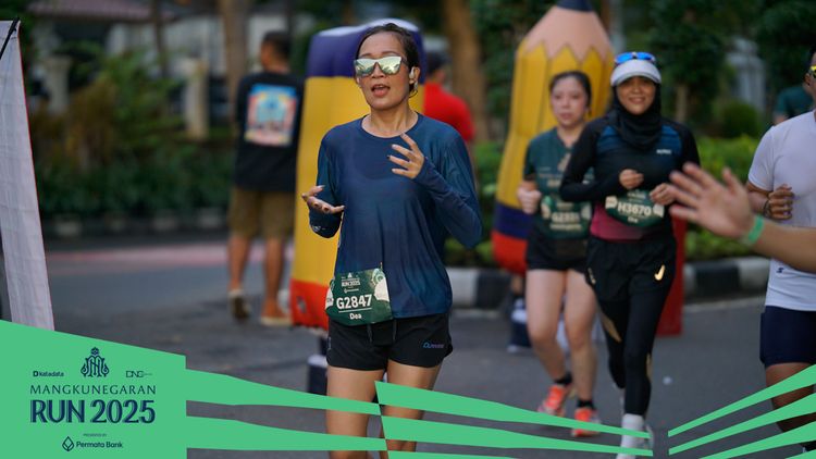 Race photo from Mangkunegaran Run 2025