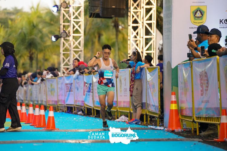 Race photo from Taman Budaya x BOGORUN 2025