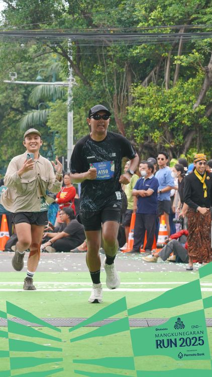 Race photo from Mangkunegaran Run 2025