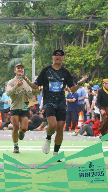 Race photo from Mangkunegaran Run 2025