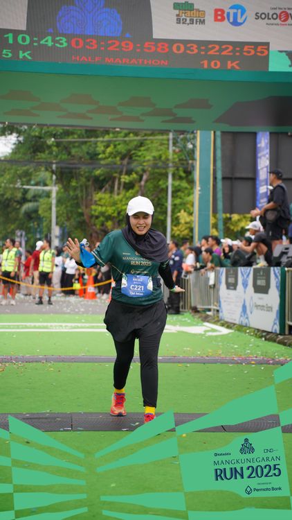 Race photo from Mangkunegaran Run 2025