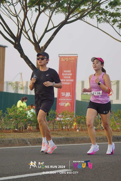 Race photo from BAF LIONS RUN 2024
