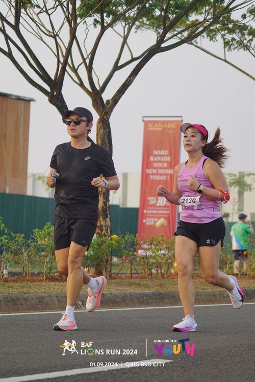 Race photo from BAF LIONS RUN 2024