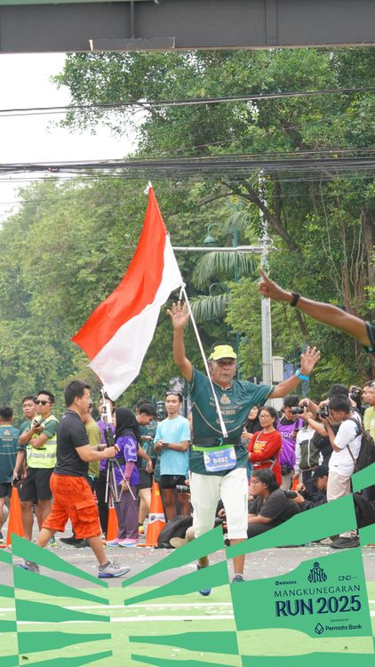 Race photo from Mangkunegaran Run 2025