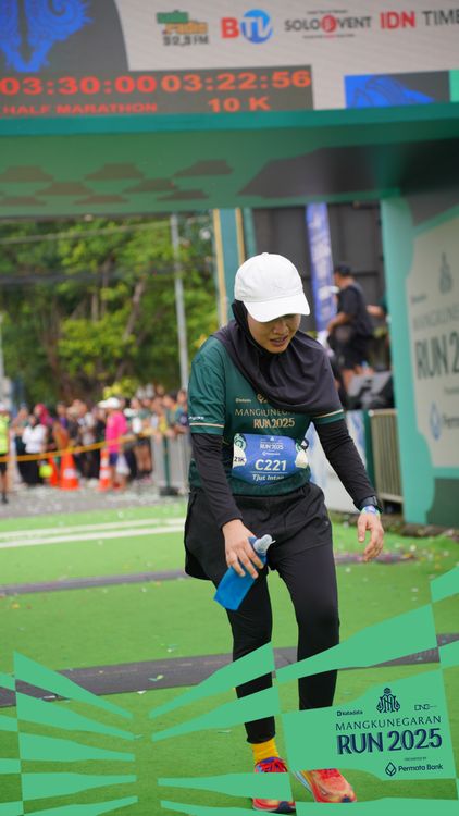Race photo from Mangkunegaran Run 2025