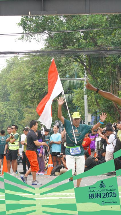Race photo from Mangkunegaran Run 2025