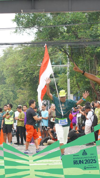 Race photo from Mangkunegaran Run 2025