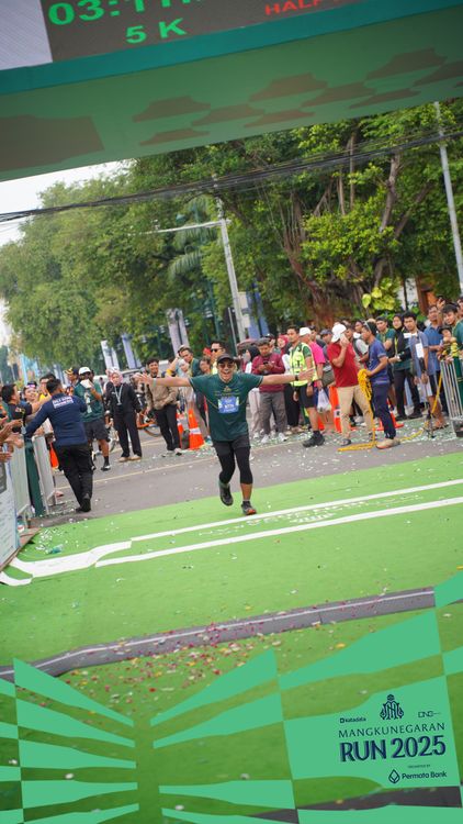 Race photo from Mangkunegaran Run 2025