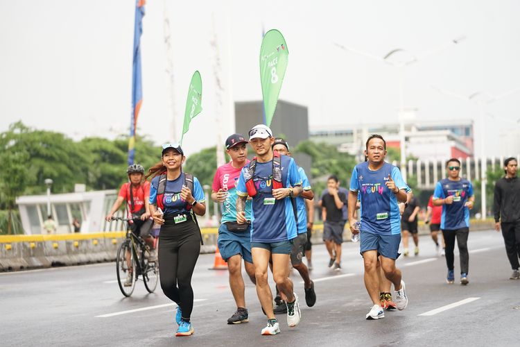 Race photo from Road to BAF Lions Run 2024