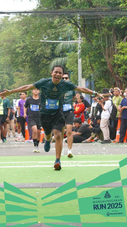 Race photo from Mangkunegaran Run 2025