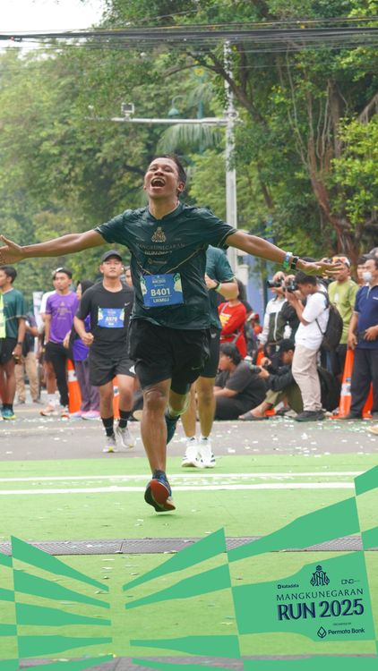 Race photo from Mangkunegaran Run 2025