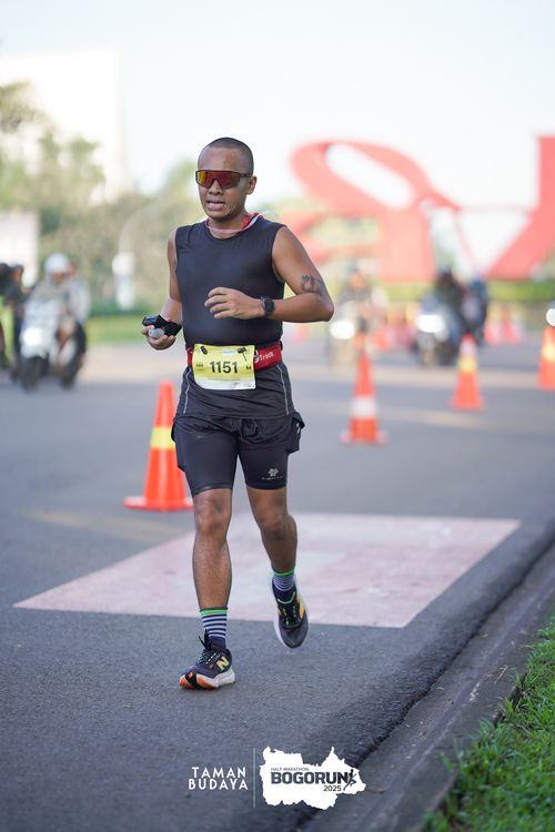 Race photo from Taman Budaya x BOGORUN 2025