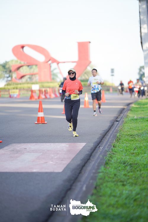 Race photo from Taman Budaya x BOGORUN 2025
