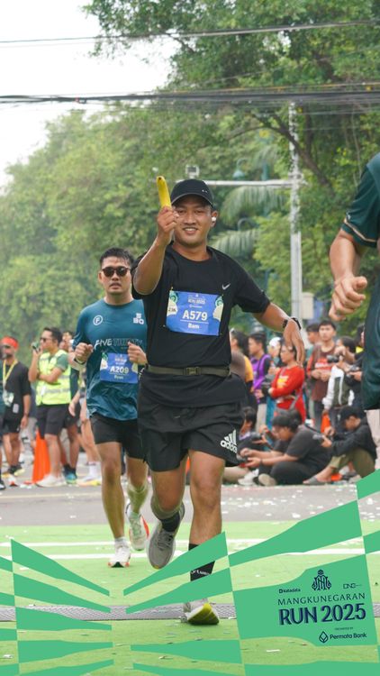 Race photo from Mangkunegaran Run 2025