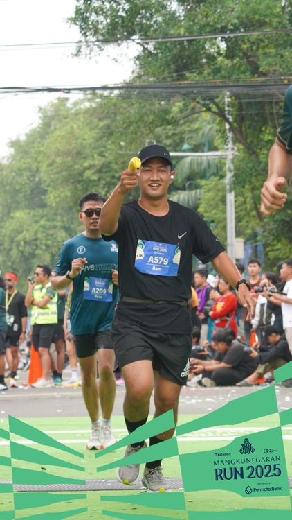 Race photo from Mangkunegaran Run 2025