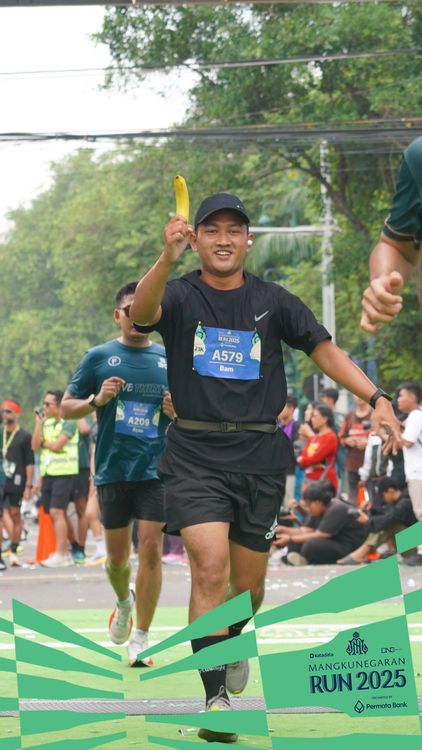 Race photo from Mangkunegaran Run 2025