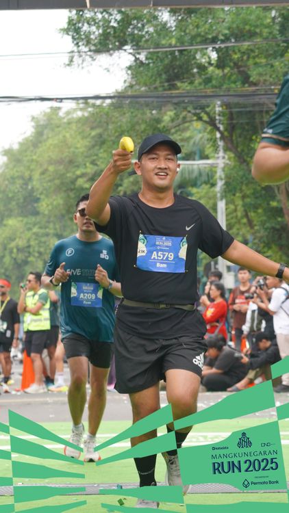 Race photo from Mangkunegaran Run 2025