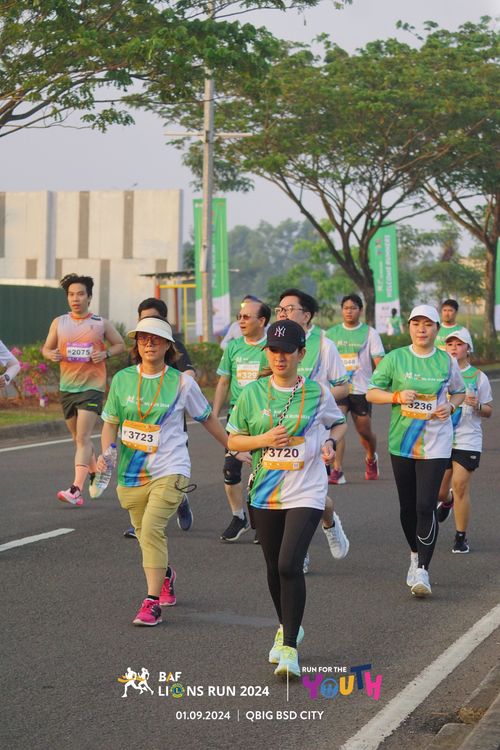 Race photo from BAF LIONS RUN 2024