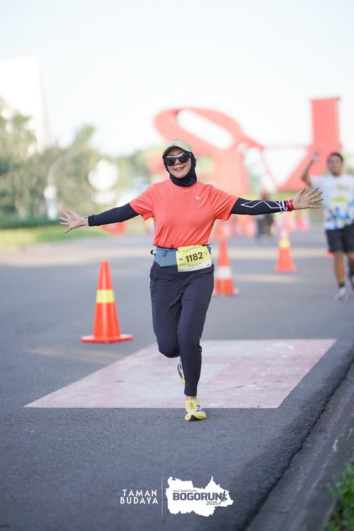 Race photo from Taman Budaya x BOGORUN 2025