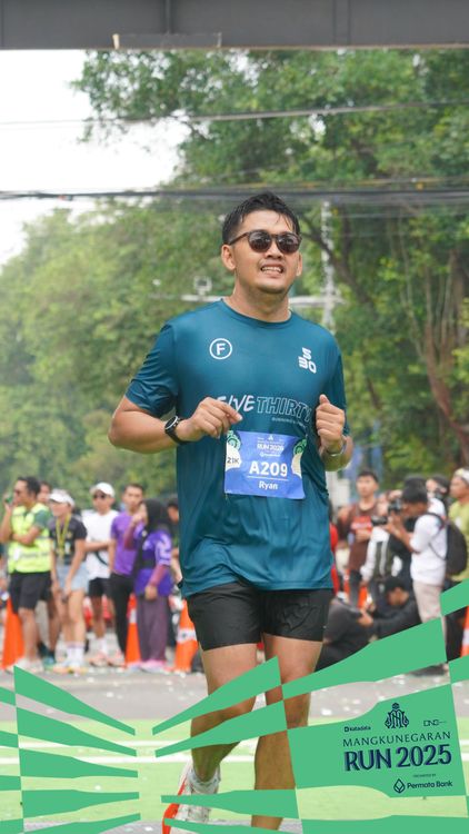 Race photo from Mangkunegaran Run 2025