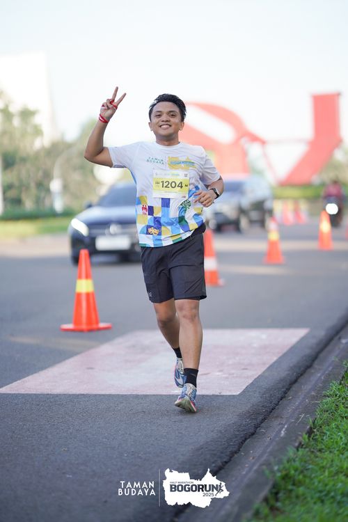 Race photo from Taman Budaya x BOGORUN 2025