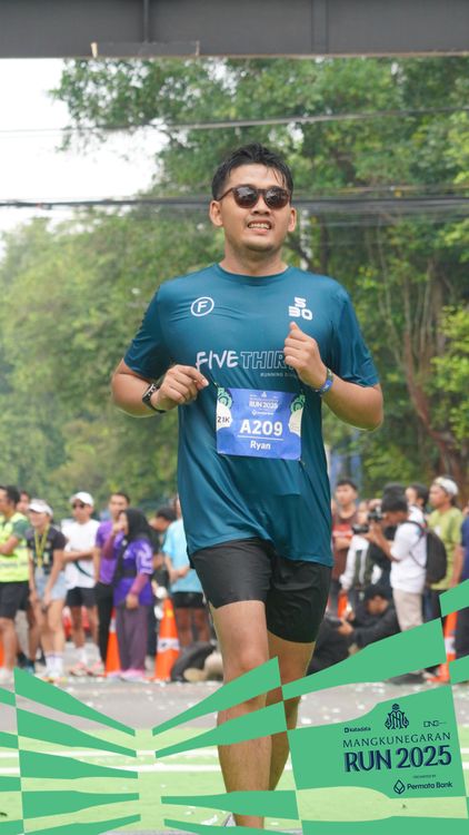 Race photo from Mangkunegaran Run 2025