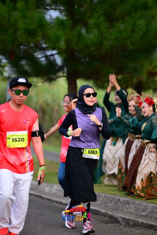 Race photo from CISANGKAN KBP CITY RUN 2025