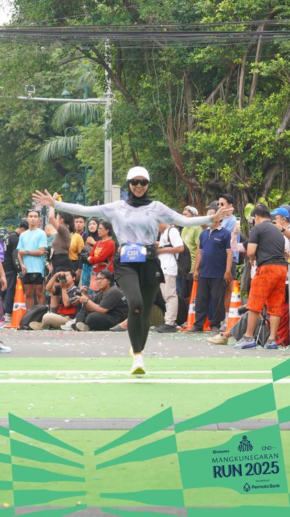 Race photo from Mangkunegaran Run 2025
