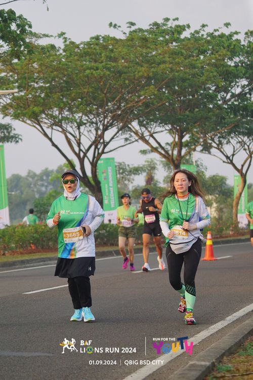 Race photo from BAF LIONS RUN 2024