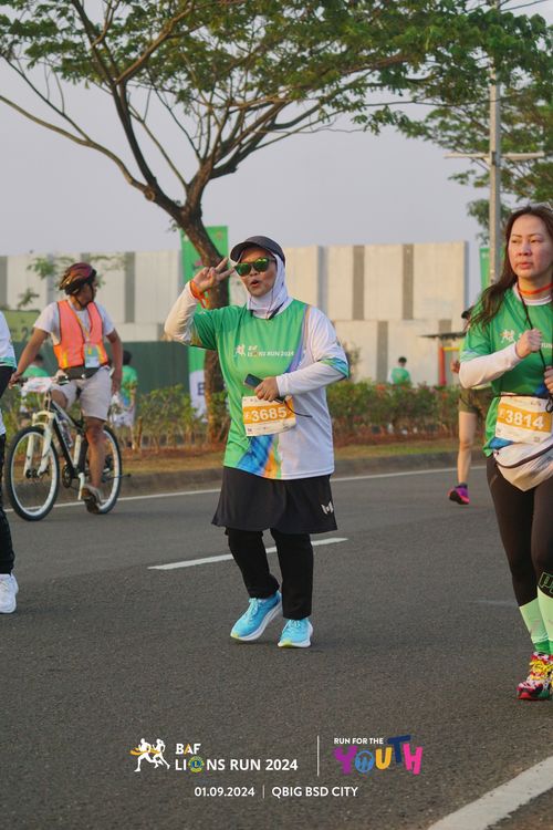 Race photo from BAF LIONS RUN 2024