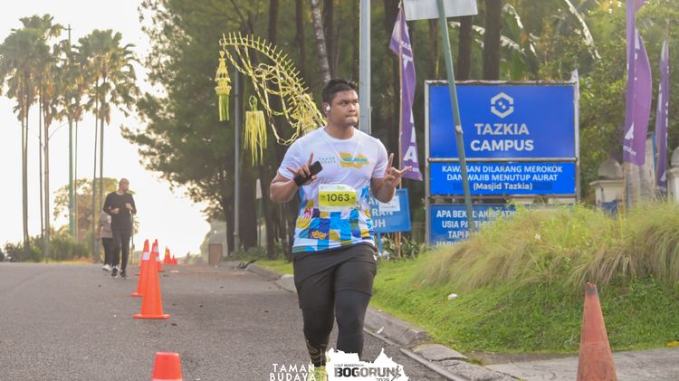 Race photo from Taman Budaya x BOGORUN 2025