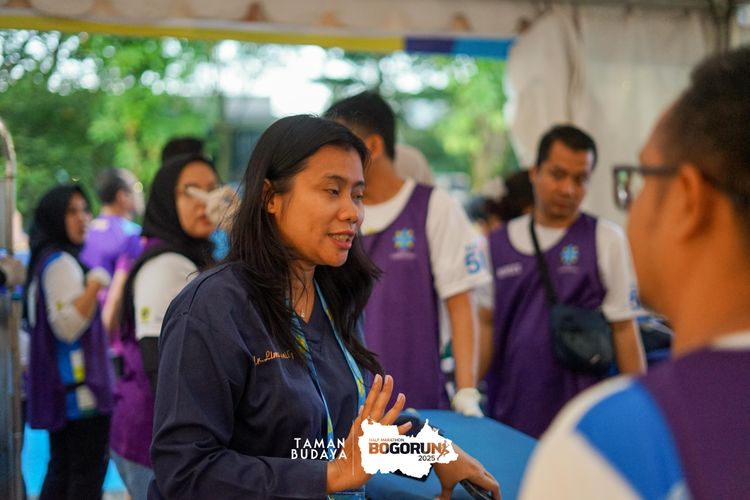 Race photo from Taman Budaya x BOGORUN 2025
