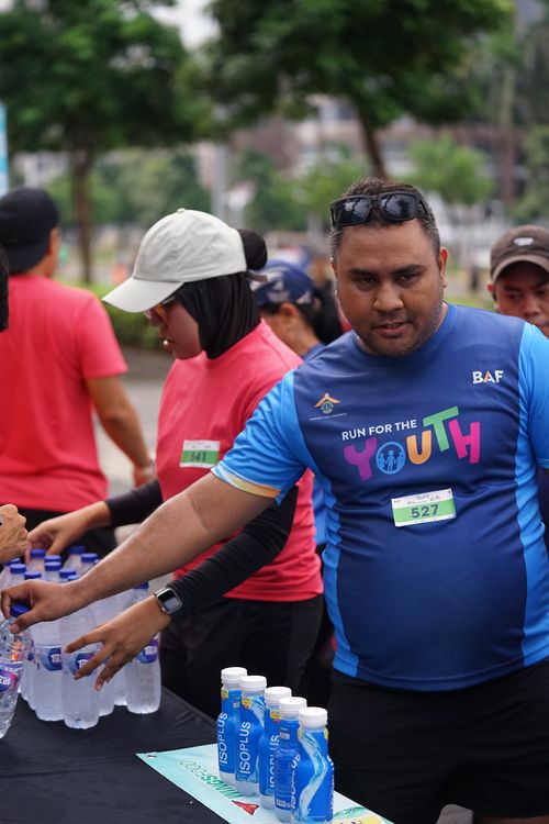 Race photo from Road to BAF Lions Run 2024